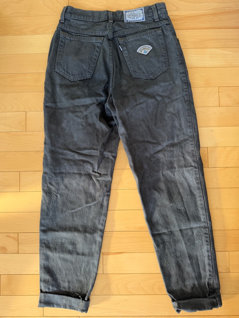 Vintage Levi’s Native Blue Jeans Gray RARE color size 27